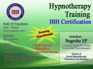 pelatihan hipnoterapi jogja